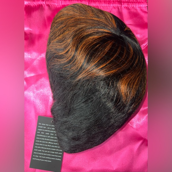 #P1B/350 HUMAN HAIR PIXIE WIG!! - Picture 4 of 5